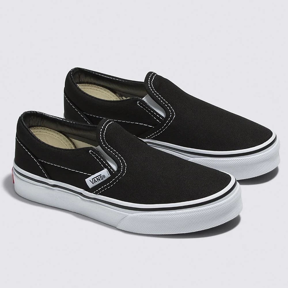 Vans | Black Canvas Classic Slip-On Shoes